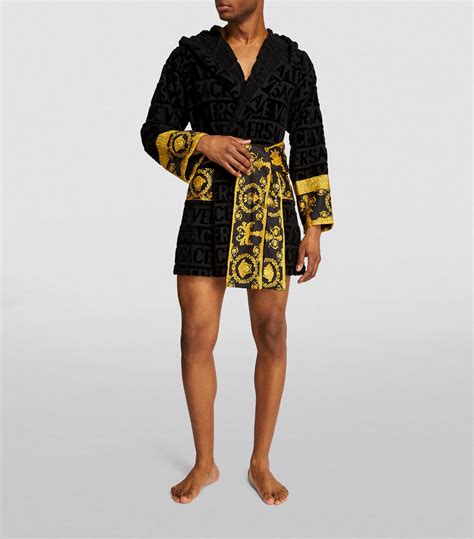 versace bathrobe homme|men's luxury robes Versace.